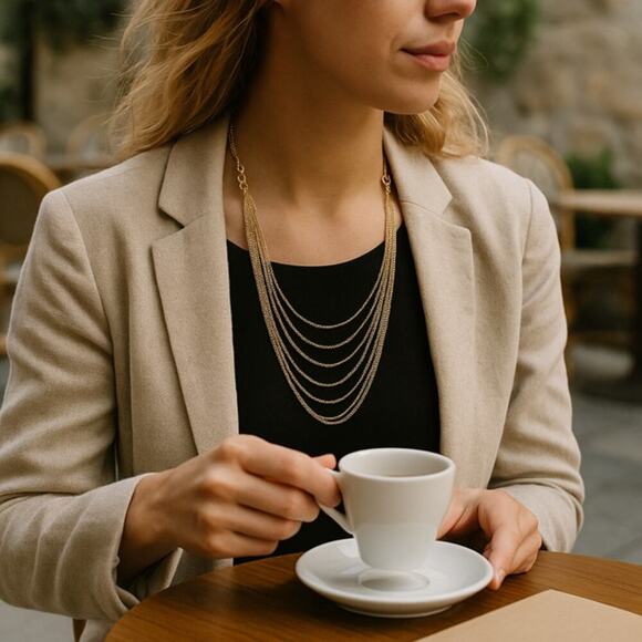 Costume Jewelry from Local Estate Sale – Necklace and Matching Earrings only $12 - Picture 1 of 6